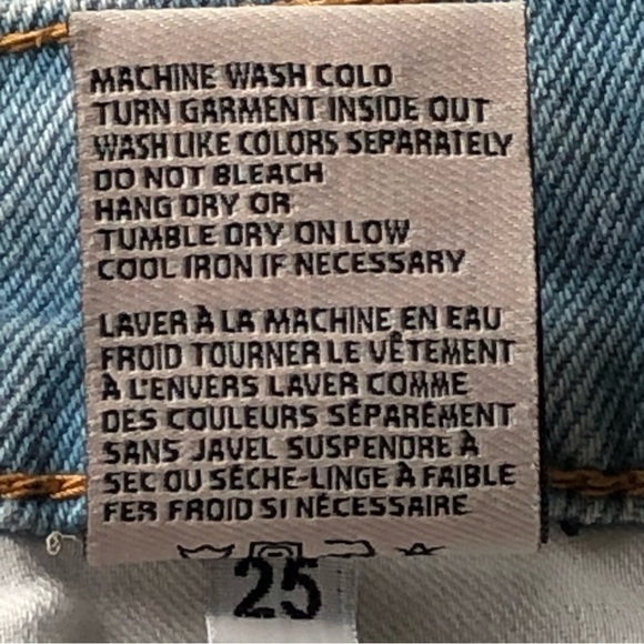 Revice Yin Yang Jeans Ankle Crop Tokyo Wash Size 25 - Picture 9 of 11